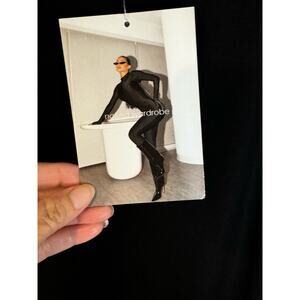 Naked Wardrobe Women's Bodycon Dress Spandex Size XL Black